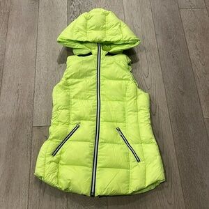 ANORAK Neon Yellow Puffer Vest